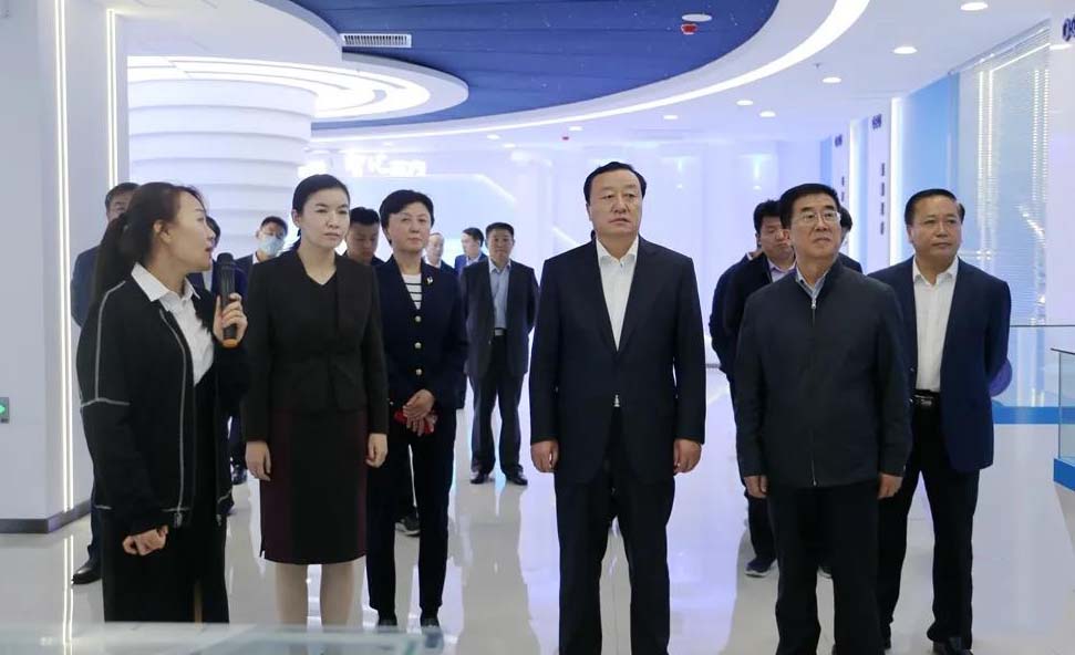 张务锋一行莅临集团调研指导工作